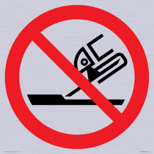 Prohibition: Do not use for face grinding